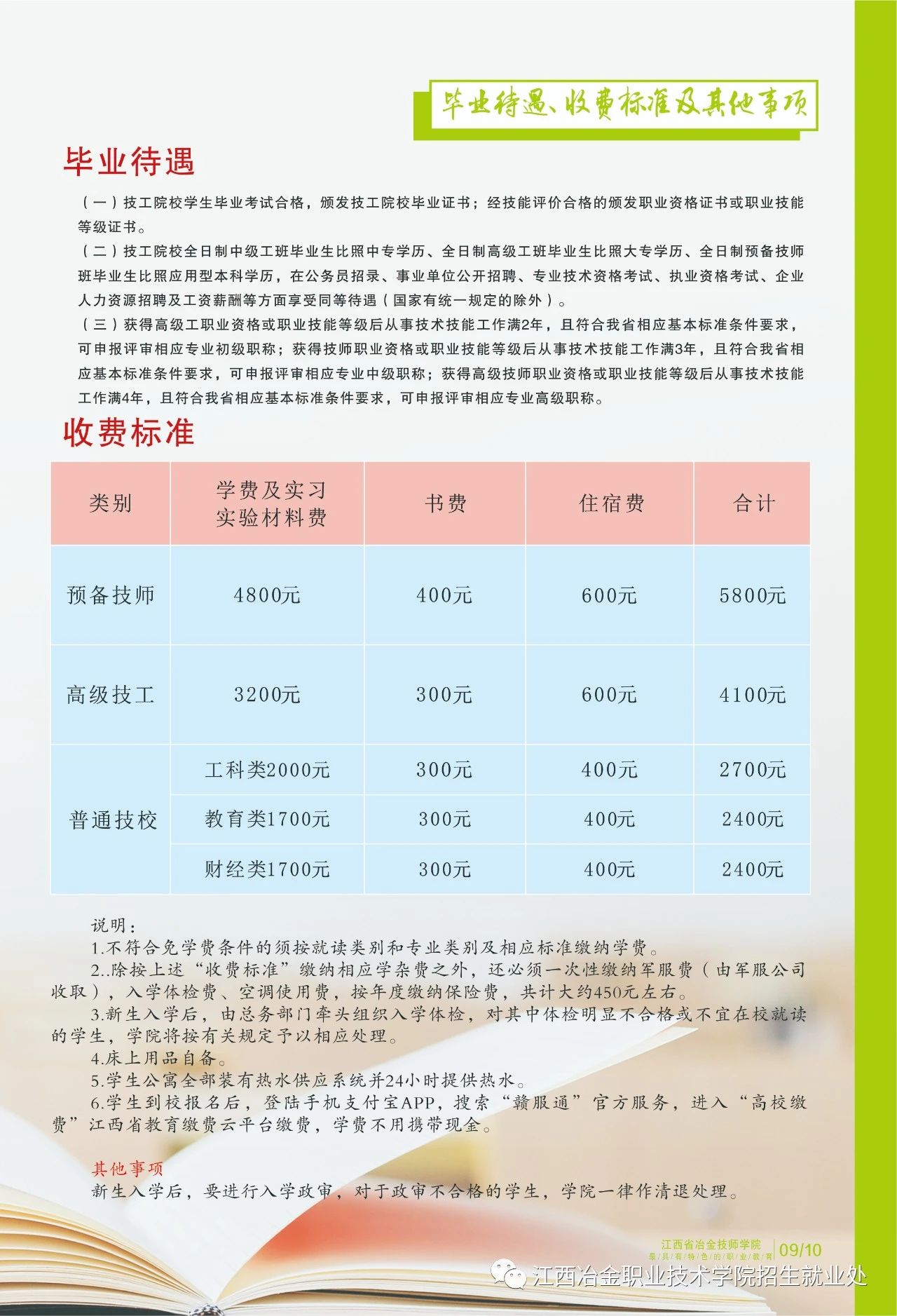 江西省冶金技師學院招生簡章