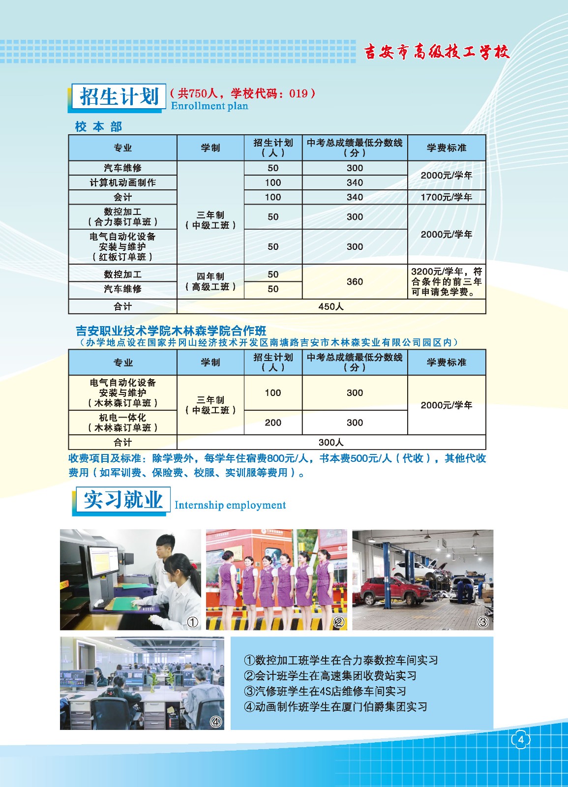 2020年吉安市高級(jí)技工學(xué)校秋季招生簡(jiǎn)章